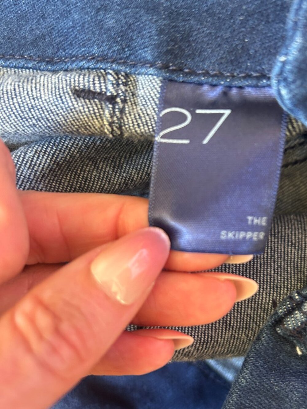 Pilcro The Skipper Jeans 27 High Rise Wide Leg Sailor Dark Wash Anthropologie - Picture 6 of 6